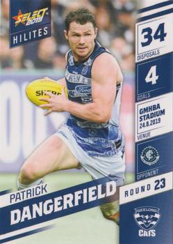 2019 Select AFL Hilites #SH23 Patrick Dangerfield Front